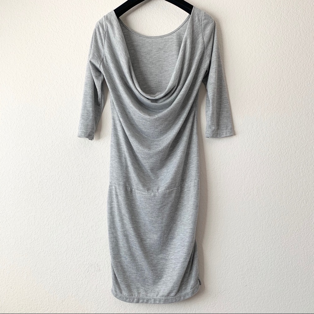 NWOT Open back statue dress